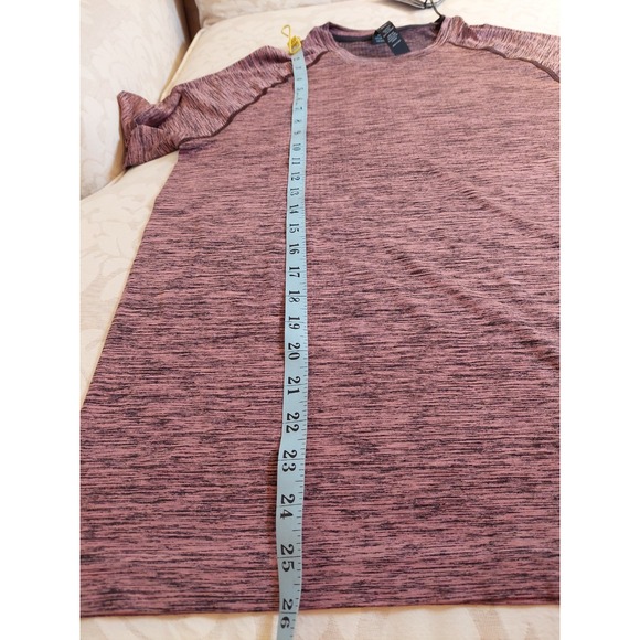 NEW! Rhone Men's Vapor Training SS Performance Shirt Pink Salt/Black Size S $78 - Picture 6 of 9